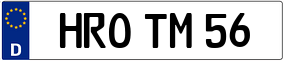 Truck License Plate